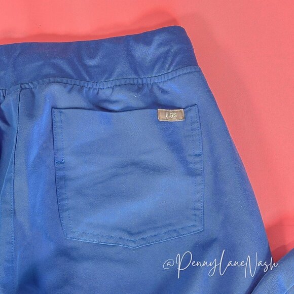 FIGS Women's Zamora Jogger Scrub Pants Royal Blue - Picture 12 of 13